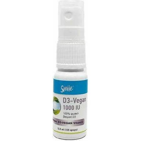 AM Health Smile D3 Веганский витамин для укрепления иммунитета и здоровья яиц 1000iu 12,5 мл: цены и характеристики