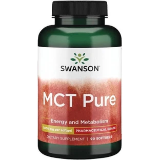 Swanson MCT Pure 1000 мг Пищевая добавка Special 90 софтгелей