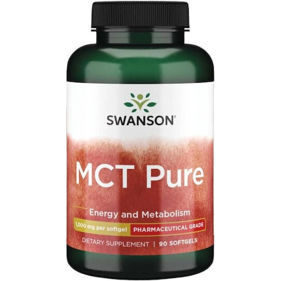 Swanson MCT Pure 1000 мг Пищевая добавка Special 90 софтгелей: цены и характеристики