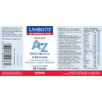 Lamberts A to Z Multivitamins Мультивітаміни Мультивітамін для енергії 60 таблеток: ціни та характеристики