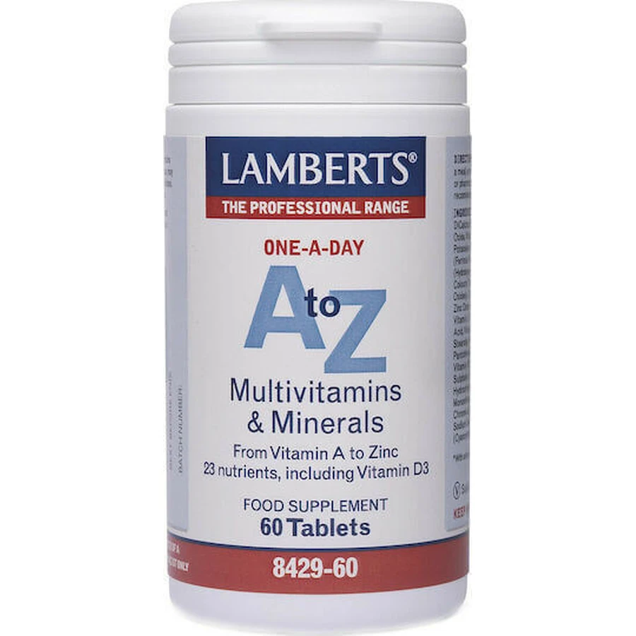 Lamberts A to Z Multivitamins Мультивітаміни Мультивітамін для енергії 60 таблеток: ціни та характеристики
