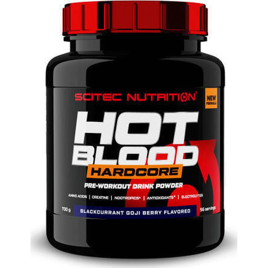 Scitec Nutrition Hot Blood Hardcore Pre Workout Supplement 375gr Blackcurrant Goji Berry Ягоды годжи: цены и характеристики