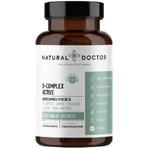 Активні вітаміни Natural Doctor B-Complex для зміцнення енергії, імунітету та нервової системи 60 рослинних капсул: ціни та характеристики