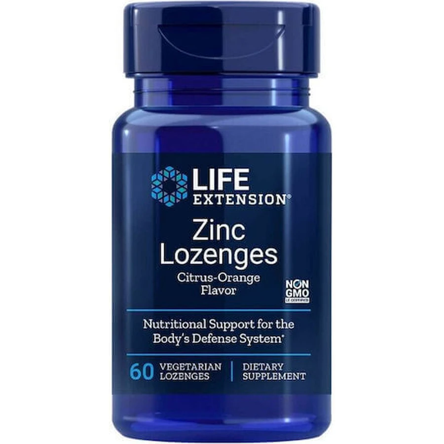 Life Extension Цинк Таблетки 24 мг 60 шт. цитрусовий апельсин: ціни та характеристики