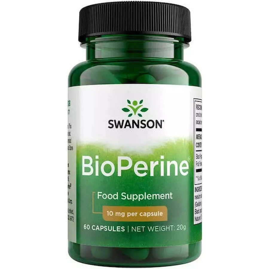 Swanson Bioperine Nutrient Absorption Enhancer 10mg Пищевая добавка Special 60 caps: цены и характеристики