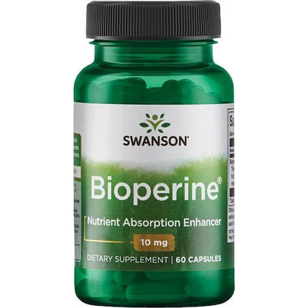 Swanson Bioperine Nutrient Absorption Enhancer 10mg Пищевая добавка Special 60 caps: цены и характеристики