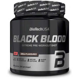 Biotech USA Black Blood CAF+ Pre Workout Supplement 300gr Cola