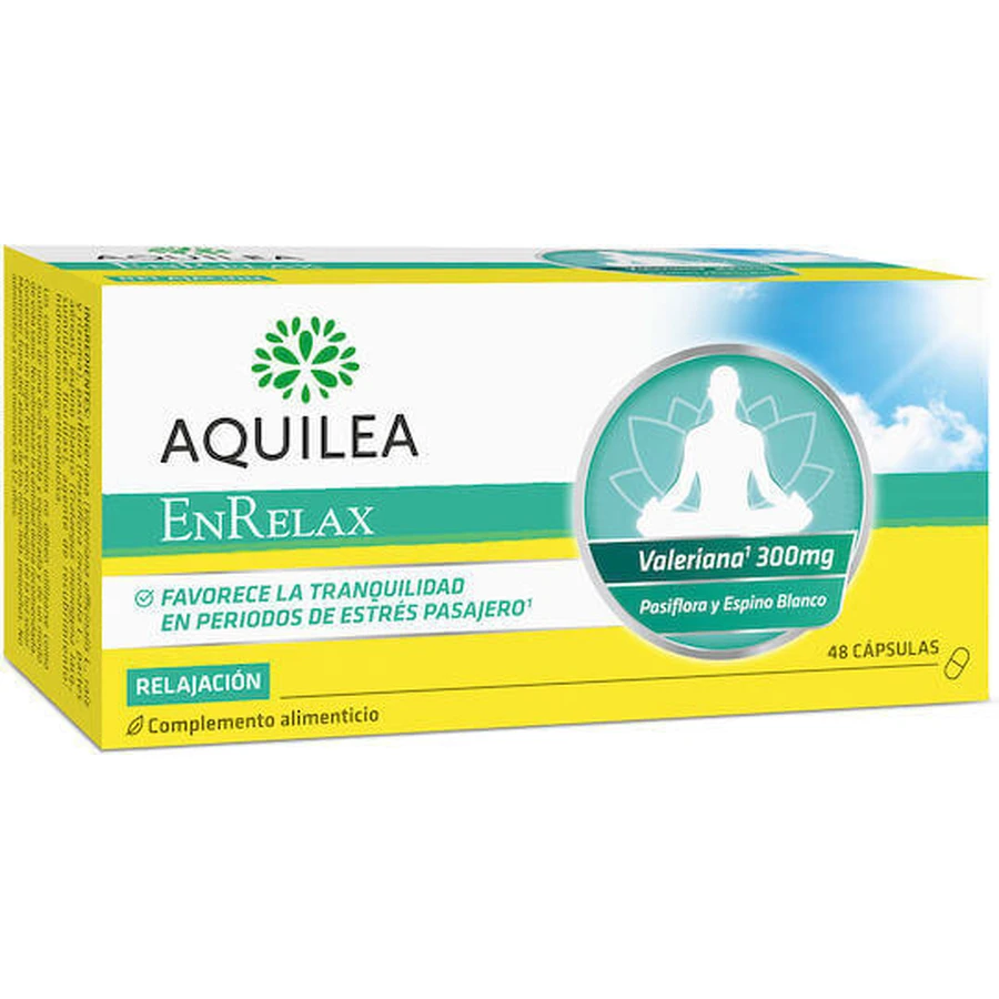 Aquilea EnRelax Anxiety Supplement 48 caps Спокойствие во время стресса: цены и характеристики