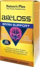 Добавка для підтримки пам'яті Nature's Plus Ageloss для підтримки мозку 60 капс.