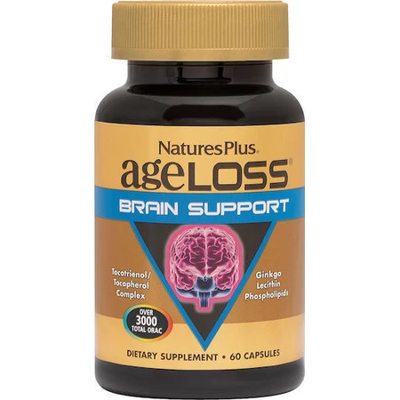 Nature's Plus Ageloss Brain Support Memory Supplement 60 caps: цены и характеристики