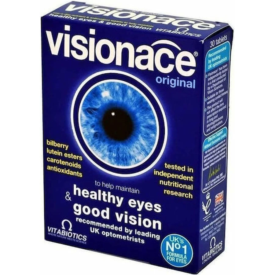 Vitabiotics Visionace Original Healthy Eyes & Good Vision Special Dietary Supplement 30 табл.: цены и характеристики
