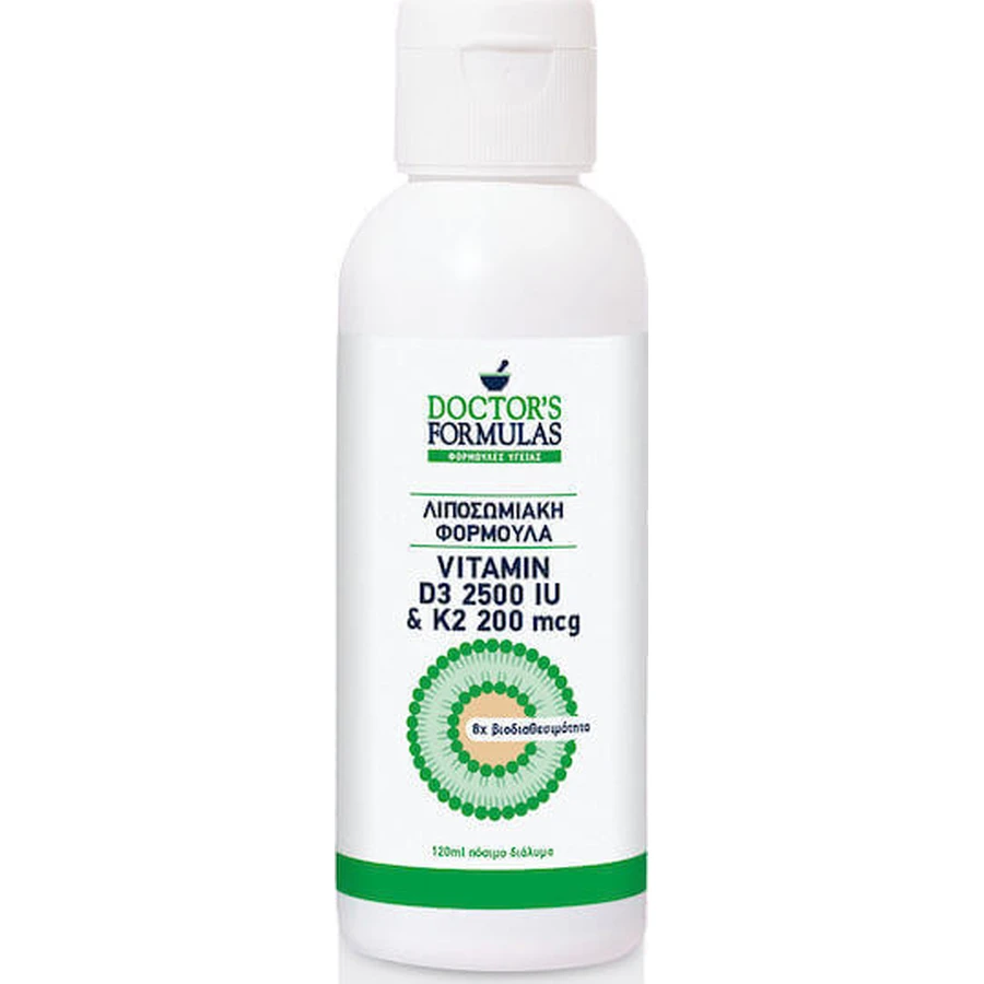 Doctor's Formulas Vitamin D3 2500iu & K2 200mcg Витамин для укрепления иммунной системы и здоровья яиц 2500iu 120 мл: цены и характеристики