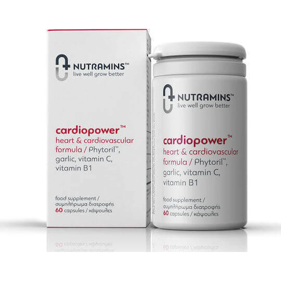 Харчова добавка Nutramins Cardiopower Спеціальна 60 капс.: ціни та характеристики