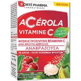 Forte Pharma Acerola Витамин для укрепления иммунной системы, кожи и антиоксидантного действия 120 мг красных фруктов 20 табл. eff