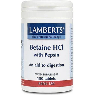Lamberts Betaine HCI with Pepsin Food Supplement Special Special 180 файлов