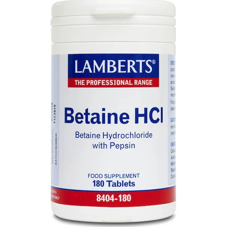 Lamberts Betaine HCI with Pepsin Food Supplement Special Special 180 файлов: цены и характеристики