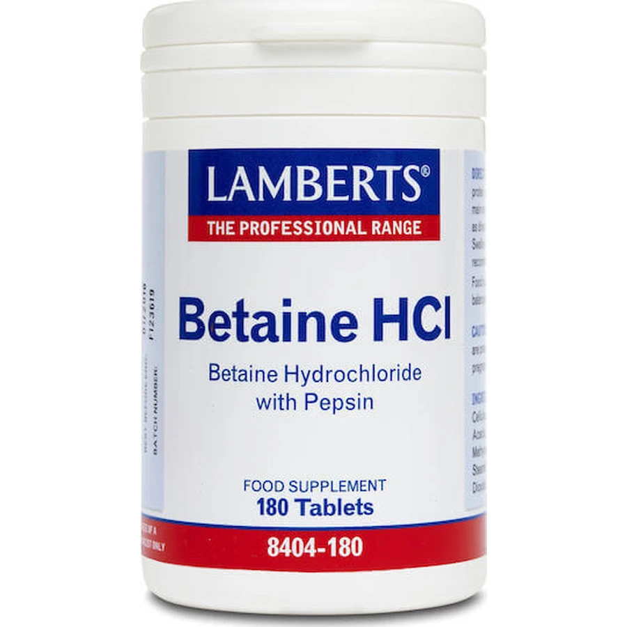 Lamberts Betaine HCI with Pepsin Food Supplement Special Special 180 файлов: цены и характеристики