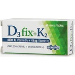 UNI-PHARMA D3 Fix + K2 Витамин для укрепления иммунной системы и здоровья яиц 4000iu 45mcg 60 таблеток: цены и характеристики
