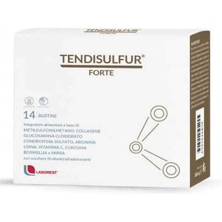 Laborest Tendisulfur Forte Joint & Bone Health Supplement 14 пакетиков: цены и характеристики