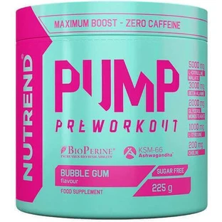 Жевательная резинка Nutrend Pump Pre Workout Supplement 225 гр