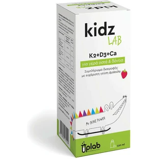 Uplab Pharmaceuticals Uplab KidzLab Вітамін для зміцнення імунної системи та здоров'я птахів полуниця 120мл