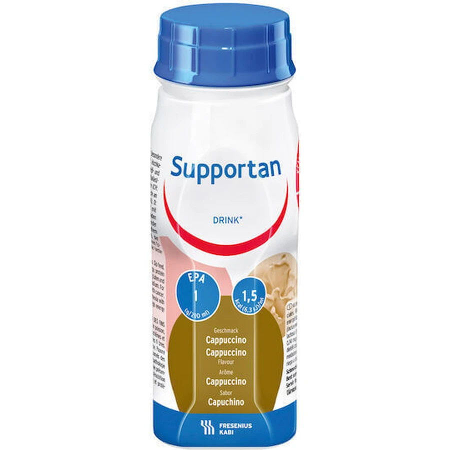 Спеціальна дієтична добавка Fresenius Kabi Supportan Drink 800ml Cappuccino: ціни та характеристики