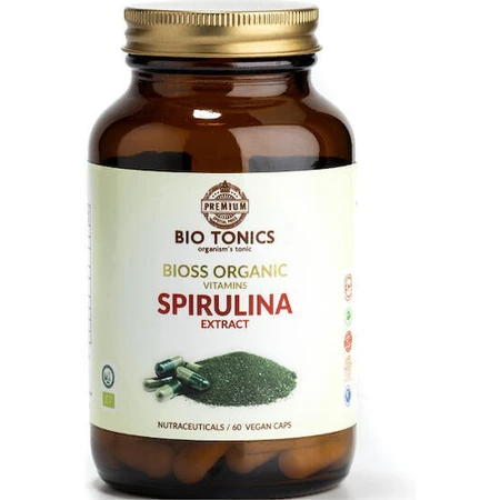 Біо Тонік Спіруліна 60 капсул овочевий Лимон: ціни та характеристики