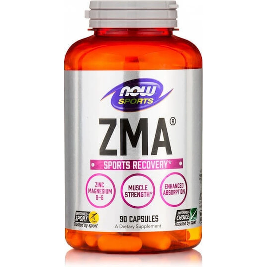 Now Foods Спортивне відновлення ZMA 800 мг 90 капсул: ціни та характеристики