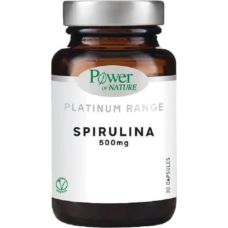 Спіруліна Power Of Nature Platinum Range 500 мг 30 капс.: ціни та характеристики