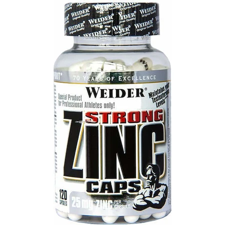 Weider Zinc Strong 25mg 120 капс.: ціни та характеристики