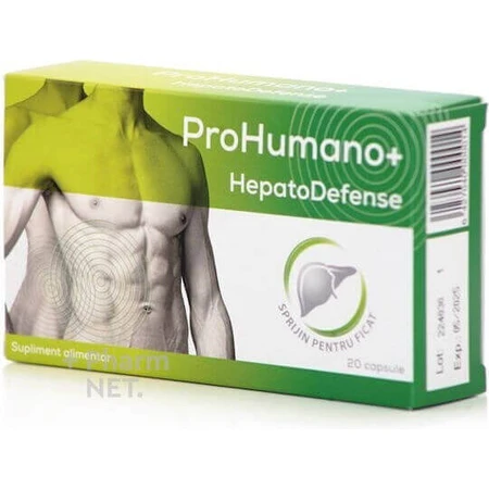 ProHumano+ HepatoDefence Харчова добавка HepatoDefence Спеціальна 20 капс.: ціни та характеристики