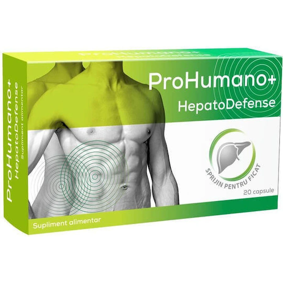 ProHumano+ HepatoDefence Харчова добавка HepatoDefence Спеціальна 20 капс.: ціни та характеристики