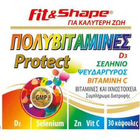Полівітамінний комплекс Fit & Shape Protect Skin 30 капс.: ціни та характеристики