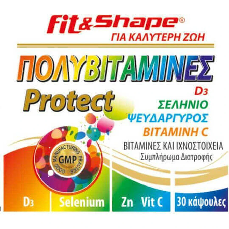Полівітамінний комплекс Fit & Shape Protect Skin 30 капс.: ціни та характеристики