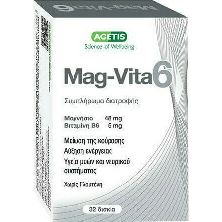 Agetis Mag Vita6 32 таблетки: ціни та характеристики