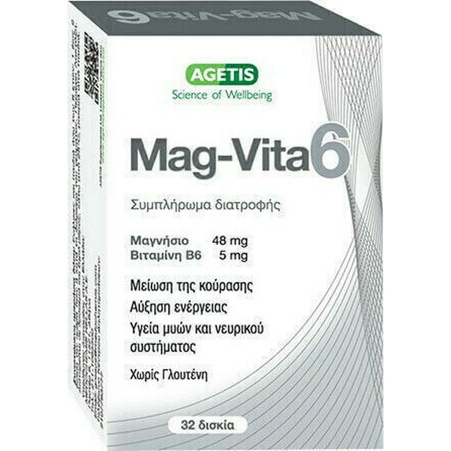 Agetis Mag Vita6 32 таблетки: ціни та характеристики