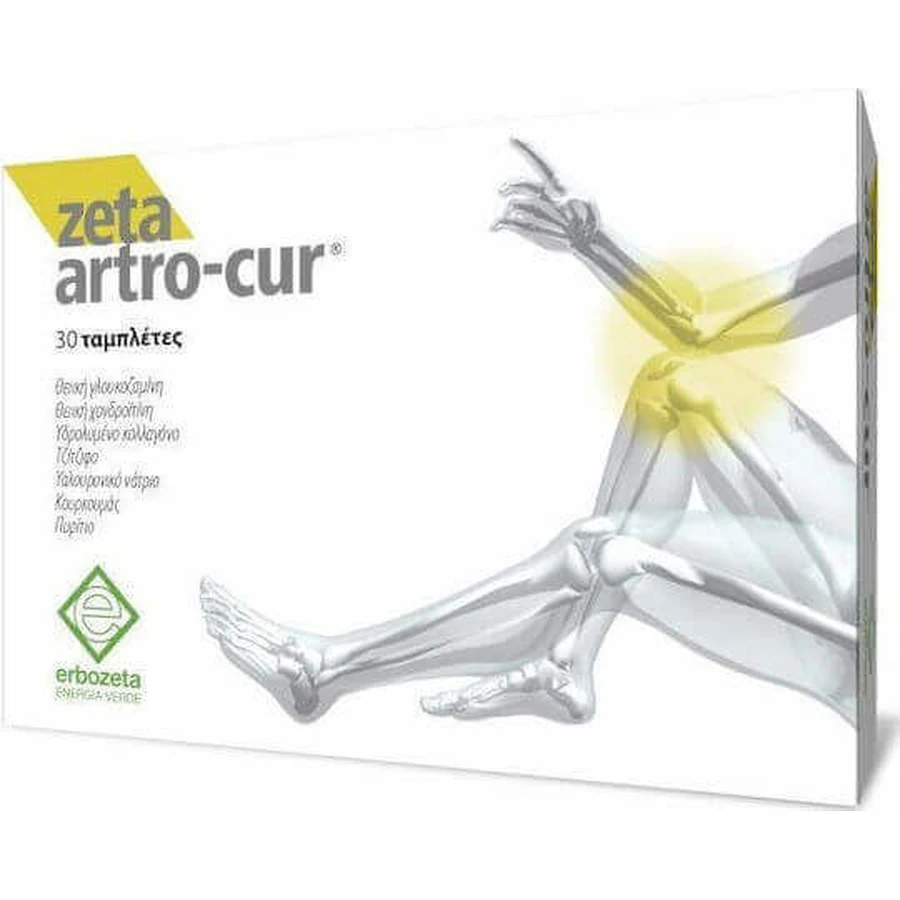 Erbozeta Zeta Arthro-Cur Joint & Bone Health Supplement 30 tabs: цены и характеристики