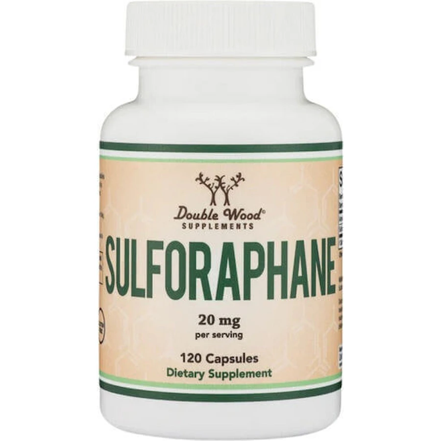 Double Wood Sulforaphane Экстракт ростков брокколи 10 мг 120 капс: цены и характеристики