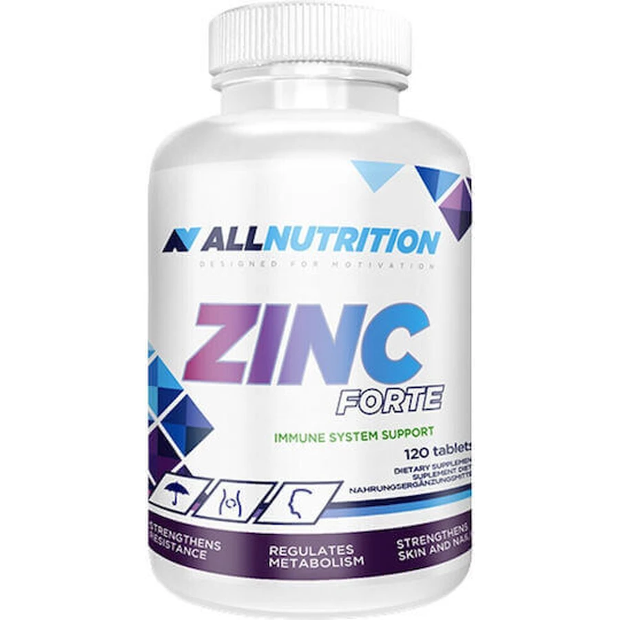 AllNutrition Цинк Форте 60 мг 120 таблеток: цены и характеристики