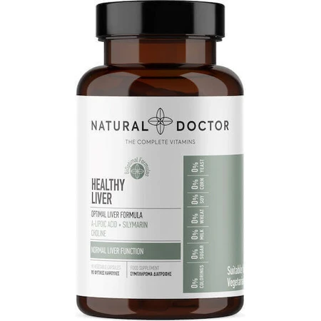 Спеціальна дієтична добавка Natural Doctor Здорова печінка 90 рослинних капсул: ціни та характеристики