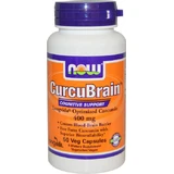 Now Foods Curcubrain Longvida 400 мг добавка для пам'яті 50 рослинних капсул