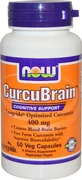Now Foods Curcubrain Longvida 400 мг добавка для пам'яті 50 рослинних капсул