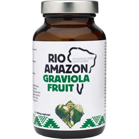 Rio Health Amazon Amazon Гравйола фруктова 500 мг 120 рослинних капсул: ціни та характеристики