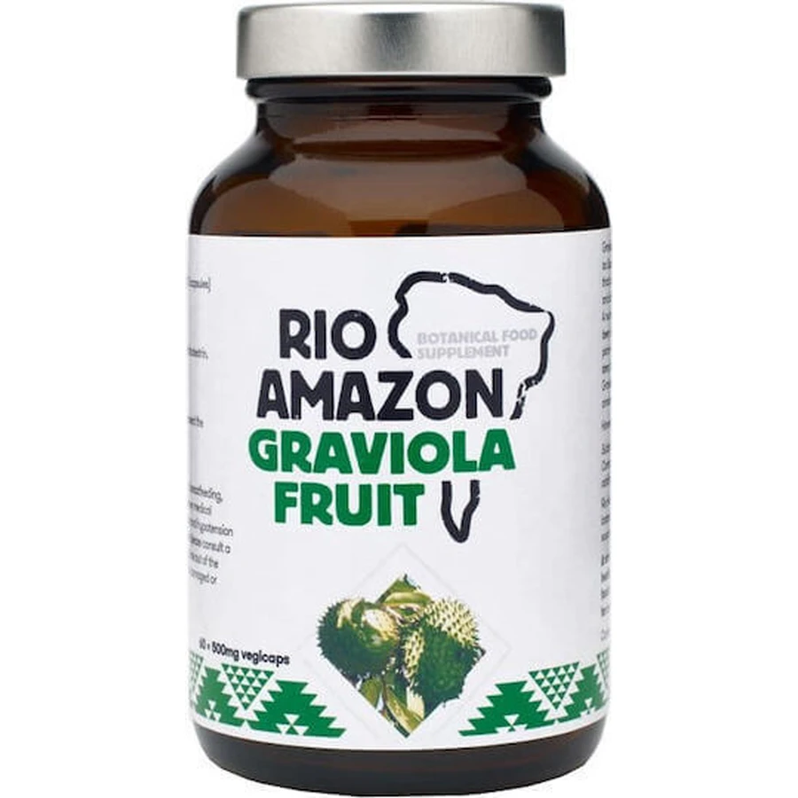 Rio Health Amazon Amazon Гравйола фруктова 500 мг 120 рослинних капсул: ціни та характеристики