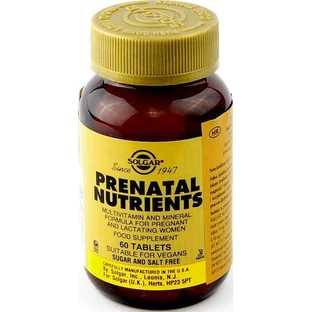 Solgar Prenatal Nutrients Добавка для вагітних 60 таб.