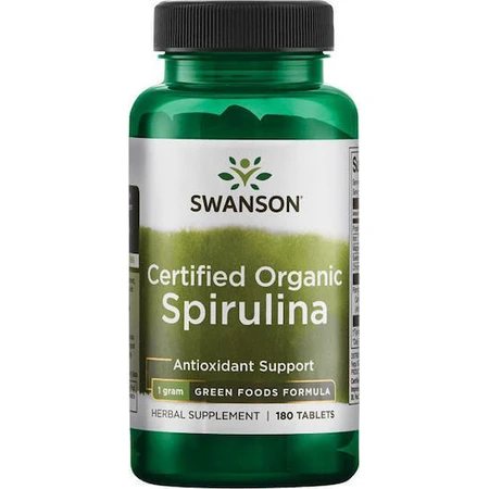 Swanson Certified Organic Spirulina 180 файлов: цены и характеристики