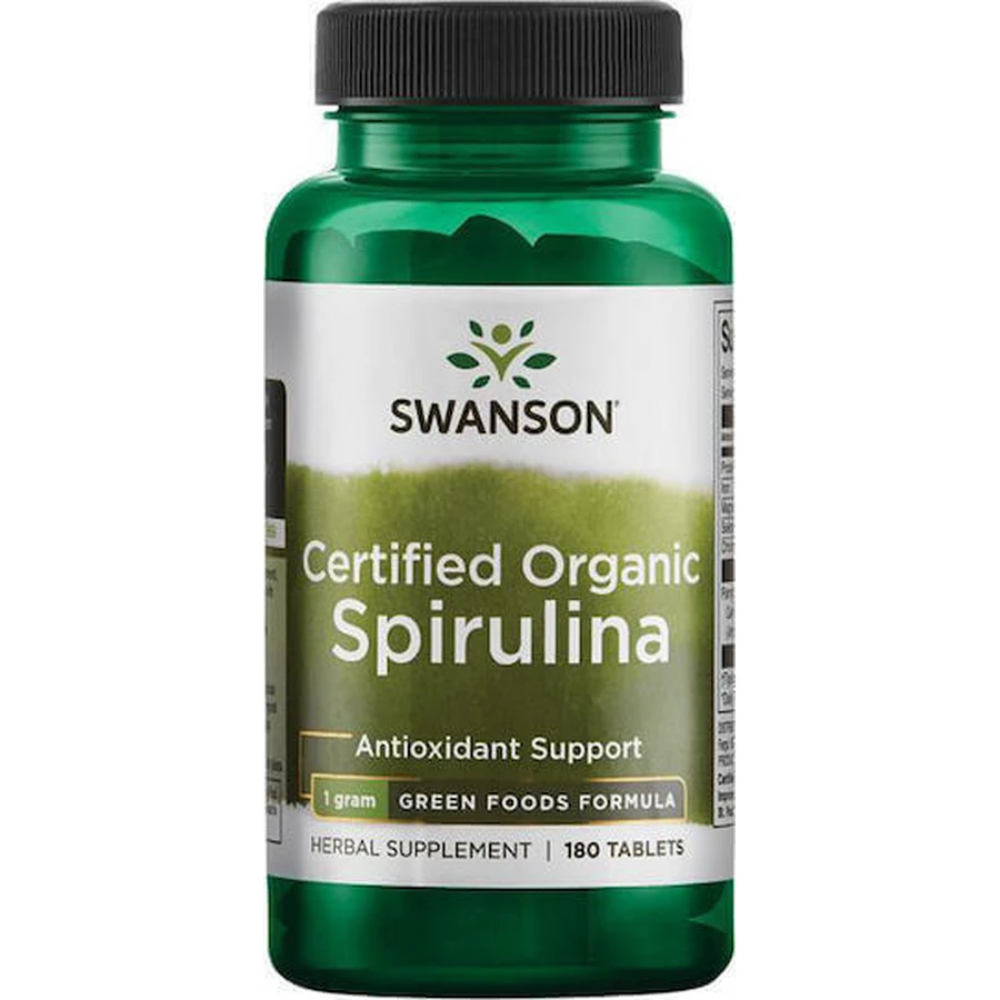 Swanson Certified Organic Spirulina 180 файлов: цены и характеристики