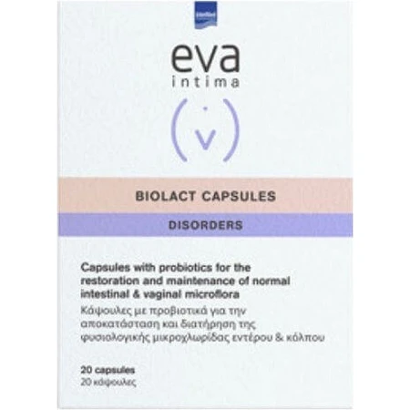 InterMed Eva Intima Biolact Интима Биолакт Специальная пищевая добавка 20 капс: цены и характеристики
