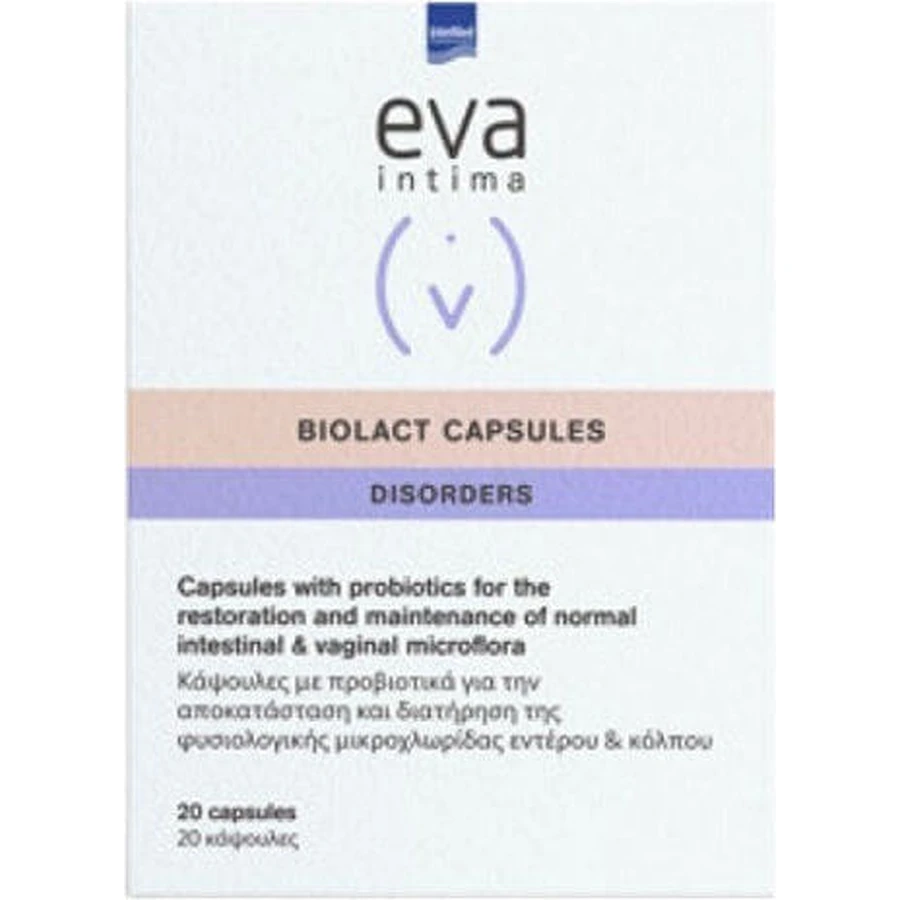 InterMed Eva Intima Biolact Интима Биолакт Специальная пищевая добавка 20 капс: цены и характеристики