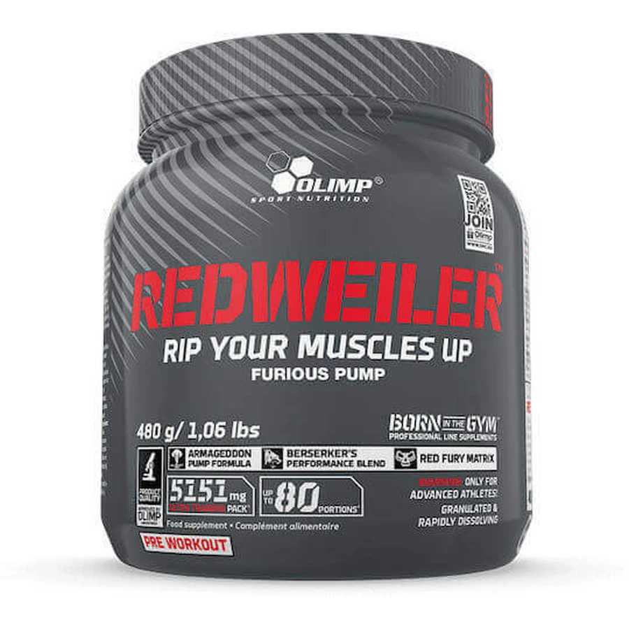 Olimp Sport Nutrition Redweiler Pre Workout Supplement 480gr Cola: цены и характеристики